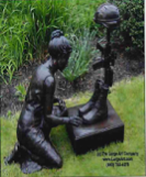 Image of a woman's touch statue.