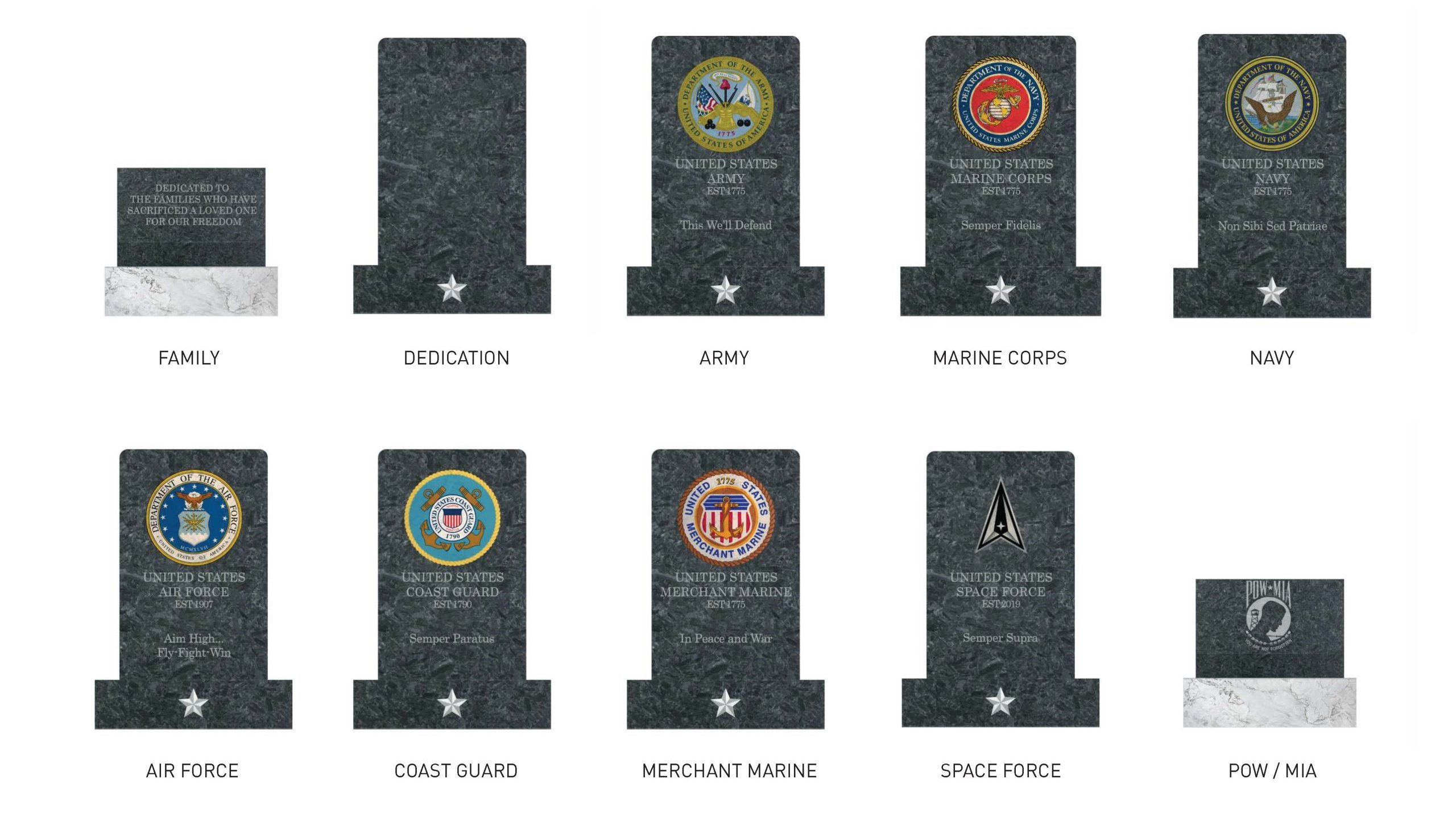 Service Plaques